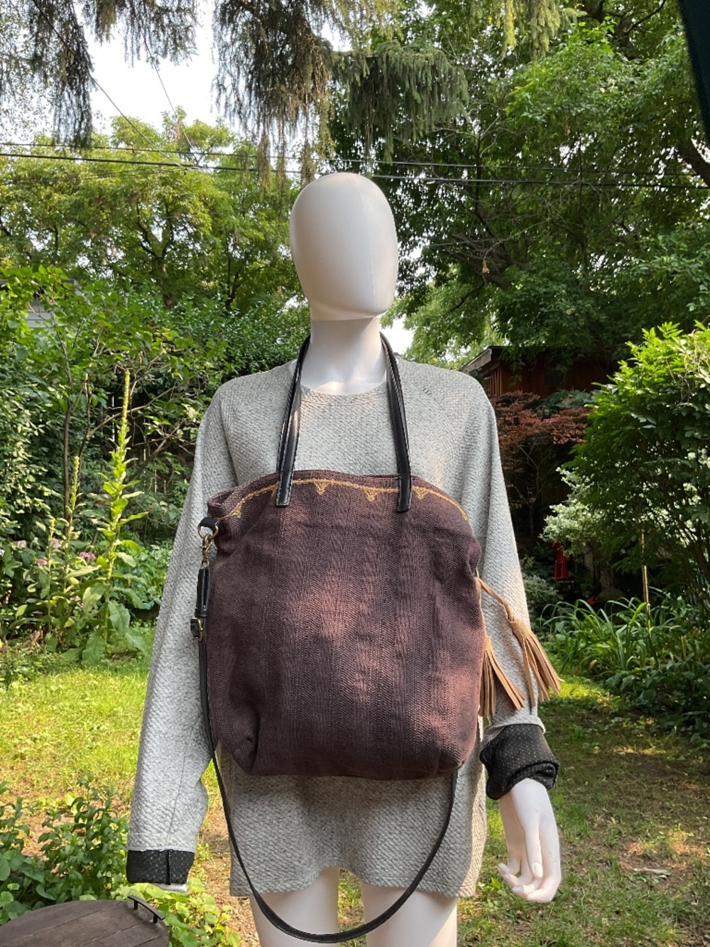 Lucky Brand Vintage Tote Crossbody Vegan